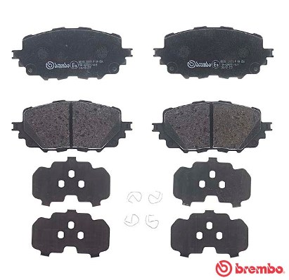 A.B.S. P 49 054 BREMBO Bremsbelagsatz, Scheibenbremse